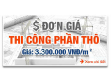 ĐƠN GIÁ XÂY DỰNG NHÀ PHẦN THÔ - HOÀN THIỆN