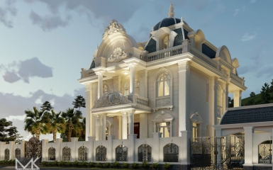  MẪU NHÀ BIỆT THỰ TÂN CỔ ĐIỂN 