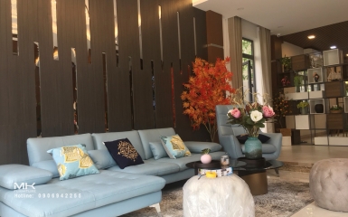 THI CÔNG NỘI THẤT BIỆT THỰ NHÀ CHỊ HIỀN 