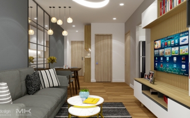 THIẾT KẾ NỘI THẤT CĂN HỘ CTL TOWER Q12