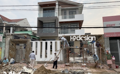 THI CÔNG XÂY DỰNG BIỆT THỰ NHÀ CÔ SANG - QUẬN 9